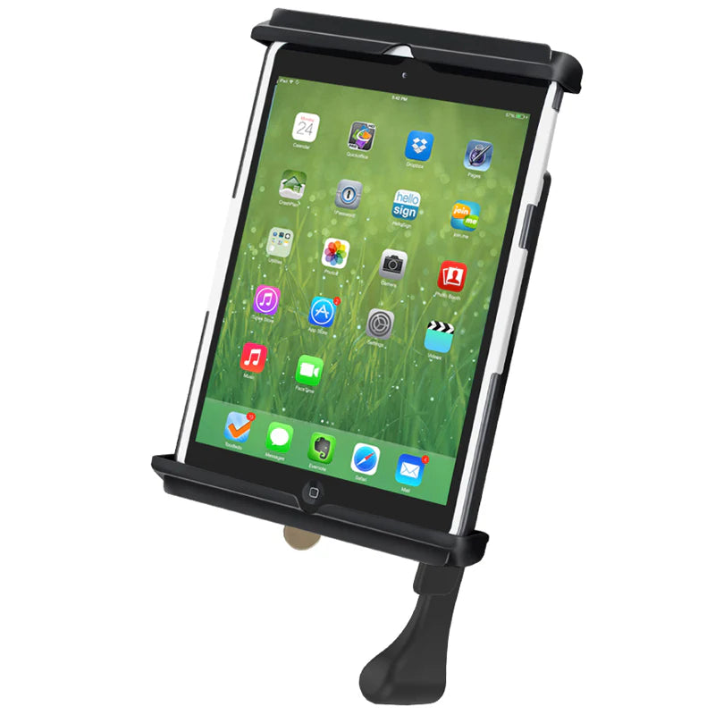RAM MOUNTS | RAM Tab-Lock Universal Spring Loaded Holder for 8" Tablets with Case