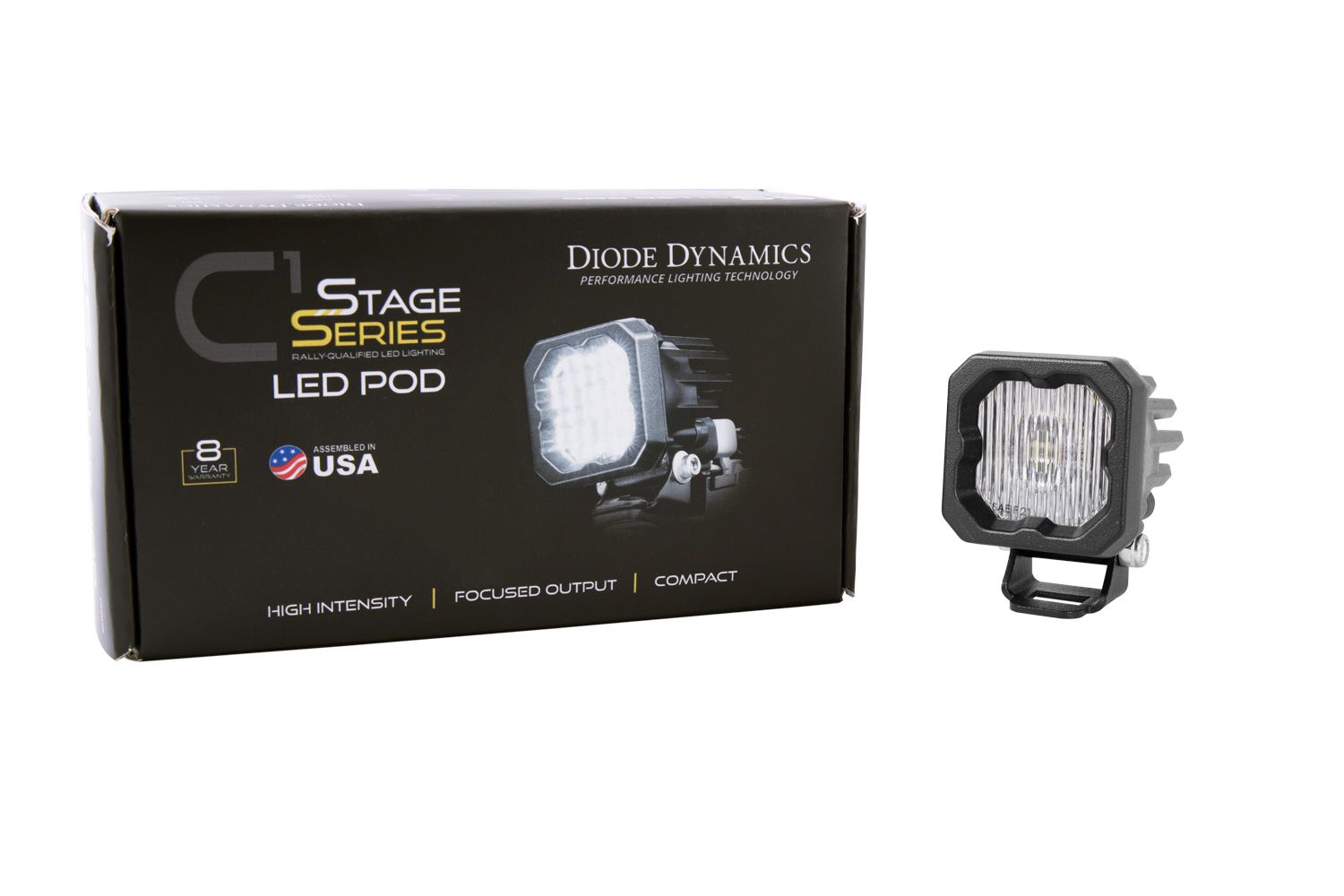DIODE DYNAMICS | SSC1 White SAE Fog Standard LED Pod (One) (DD6847S)