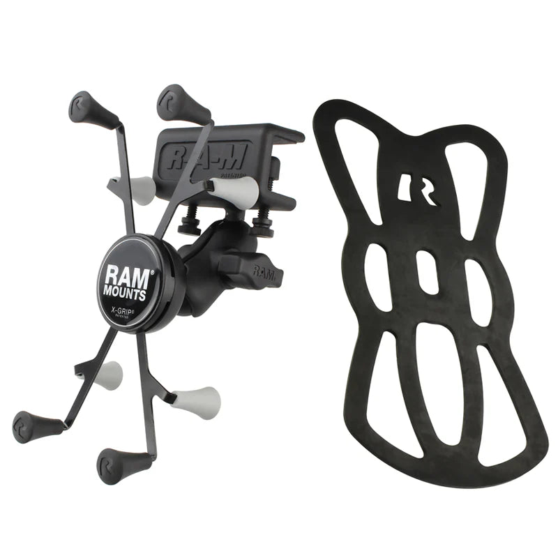 RAM MOUNTS | RAM X-Grip Mount with Glare Shield Clamp Base for 7"-8" Tablets