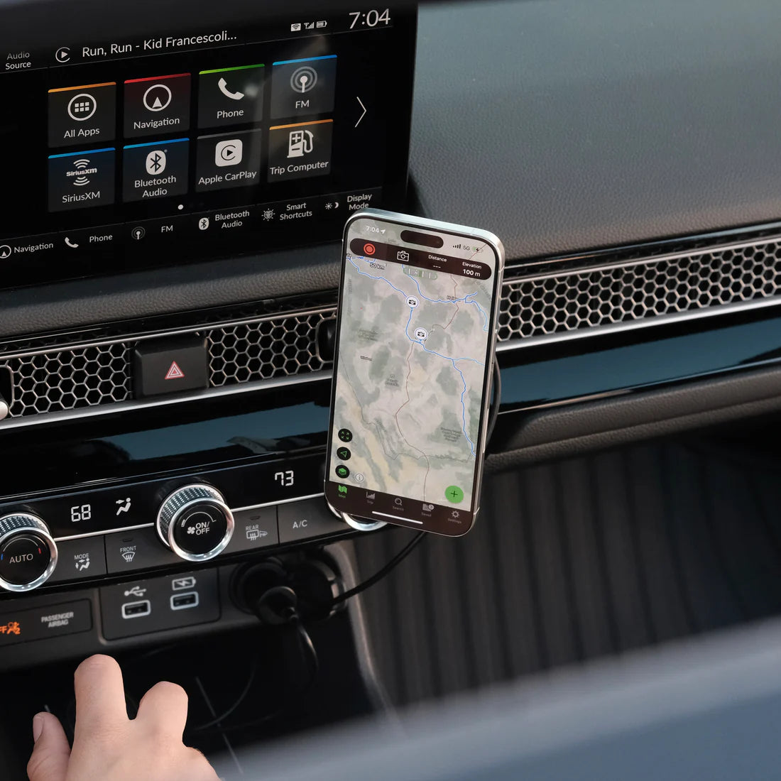 OFFROAM | Honda Civic 2022-2025 & CR-V 2023-2025 Magnetic Qi2 Charging Phone Mount (EE20152)