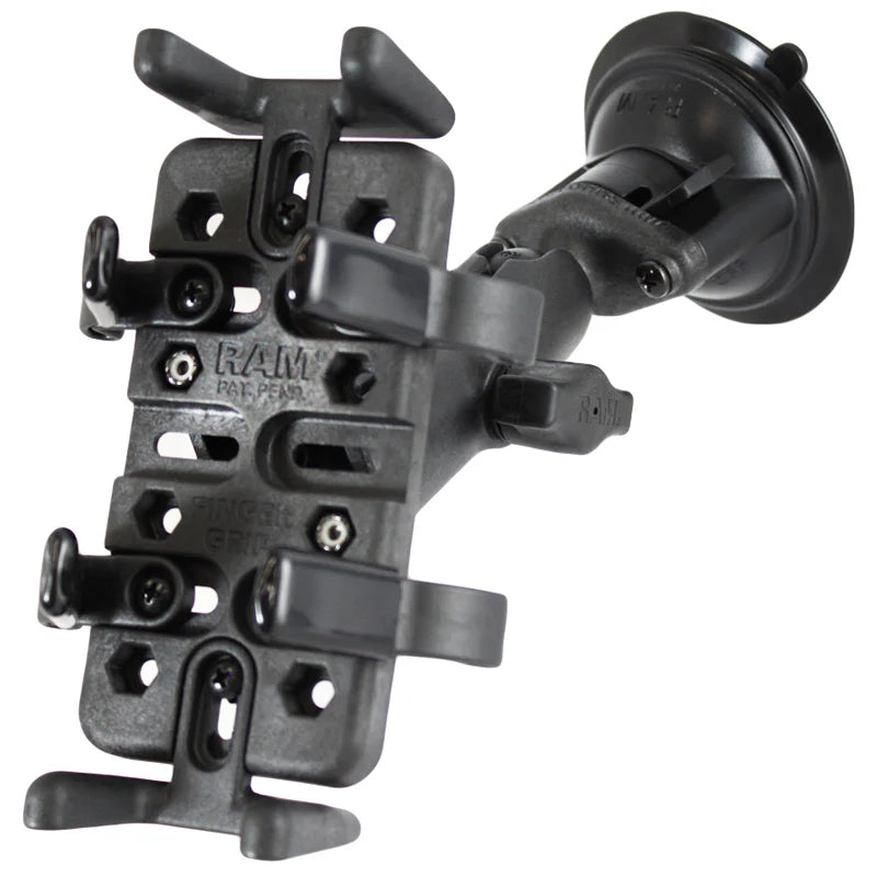 RAM MOUNTS | RAM Finger-Grip Composite Universal Mount with Suction Cup Base