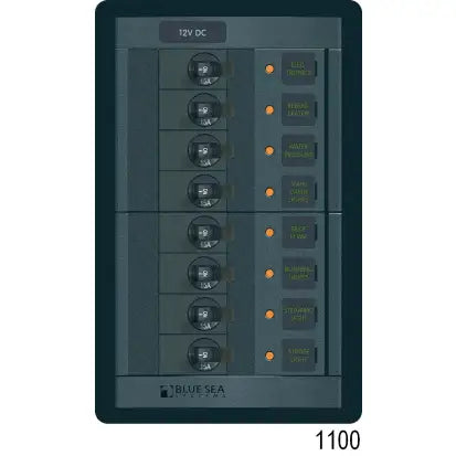 BLUE SEA SYSTEMS | 360 Panel System DC Breakers 8 Positions (189565)