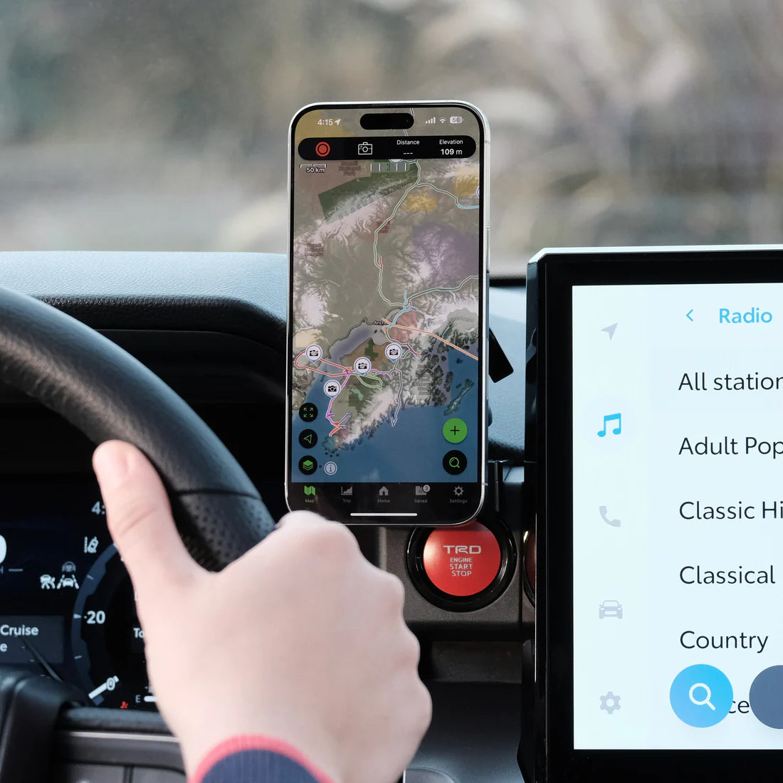 OFFROAM | Tacoma 4th Gen 2024-2025 MagSafe Phone Mount (EE20178)