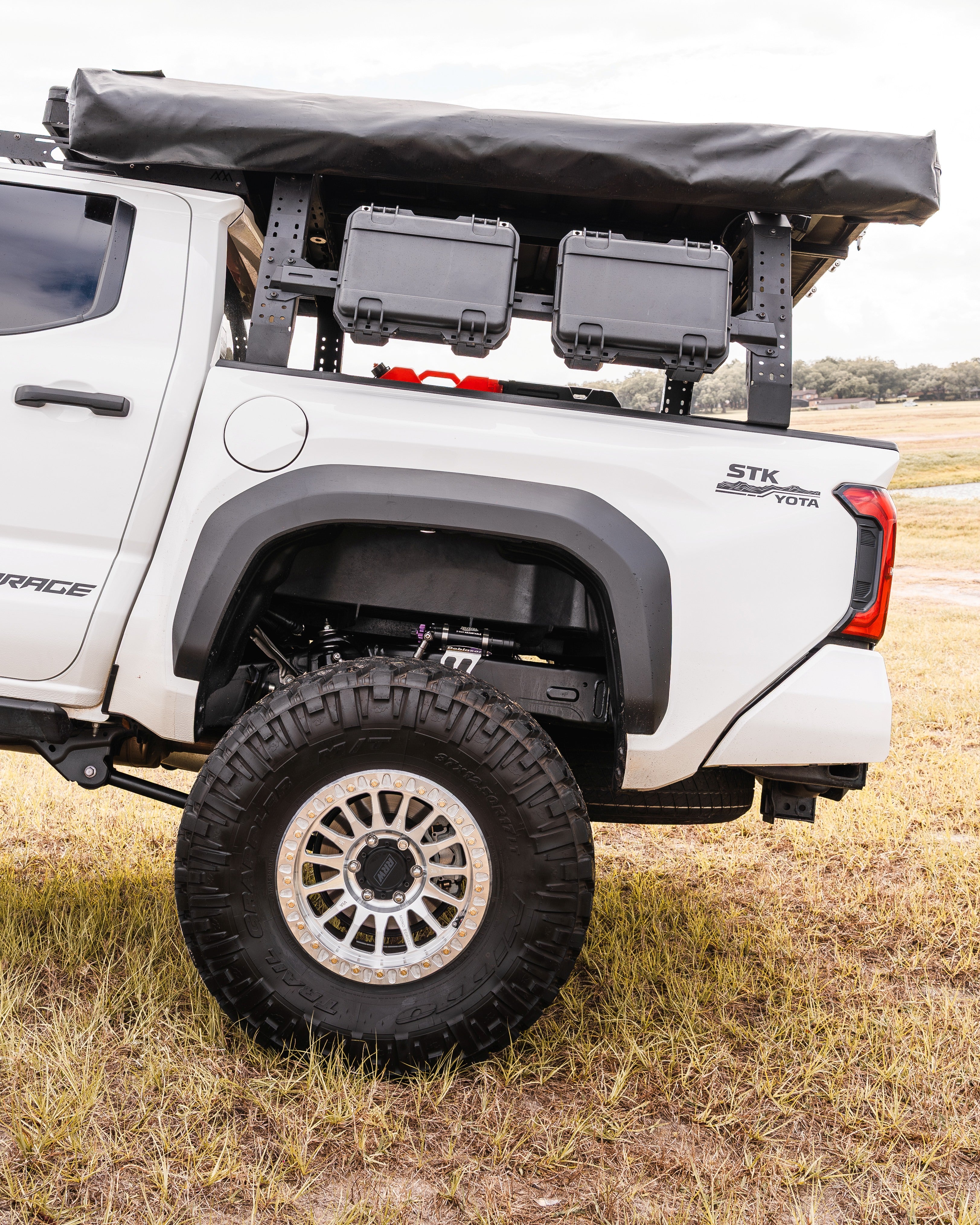 DOBINSONS | Tacoma 4th Gen (2024-2026) Rear Reservoir Mount Kit Raw Aluminum Finish (RM59-063)