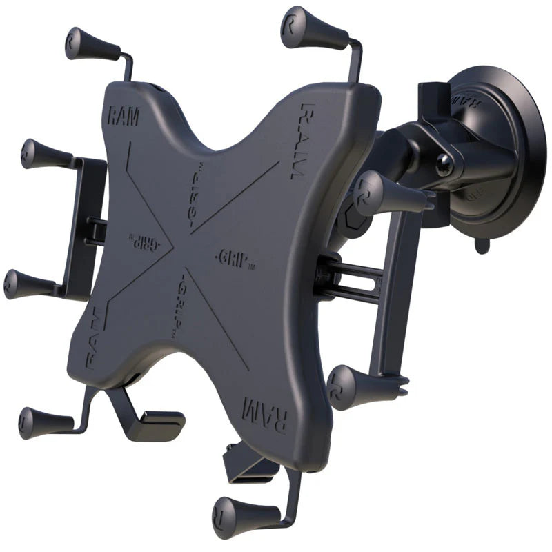 RAM MOUNTS | RAM X-Grip Large Tablet Mount with RAM Twist-Lock Suction Cup Base