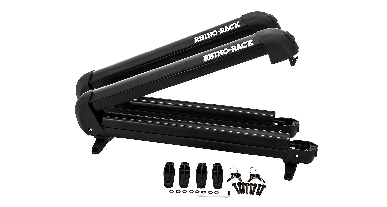 RHINO RACK | Ski and Snowboard Carrier - 4 Skis or 2 Snowboards (574)