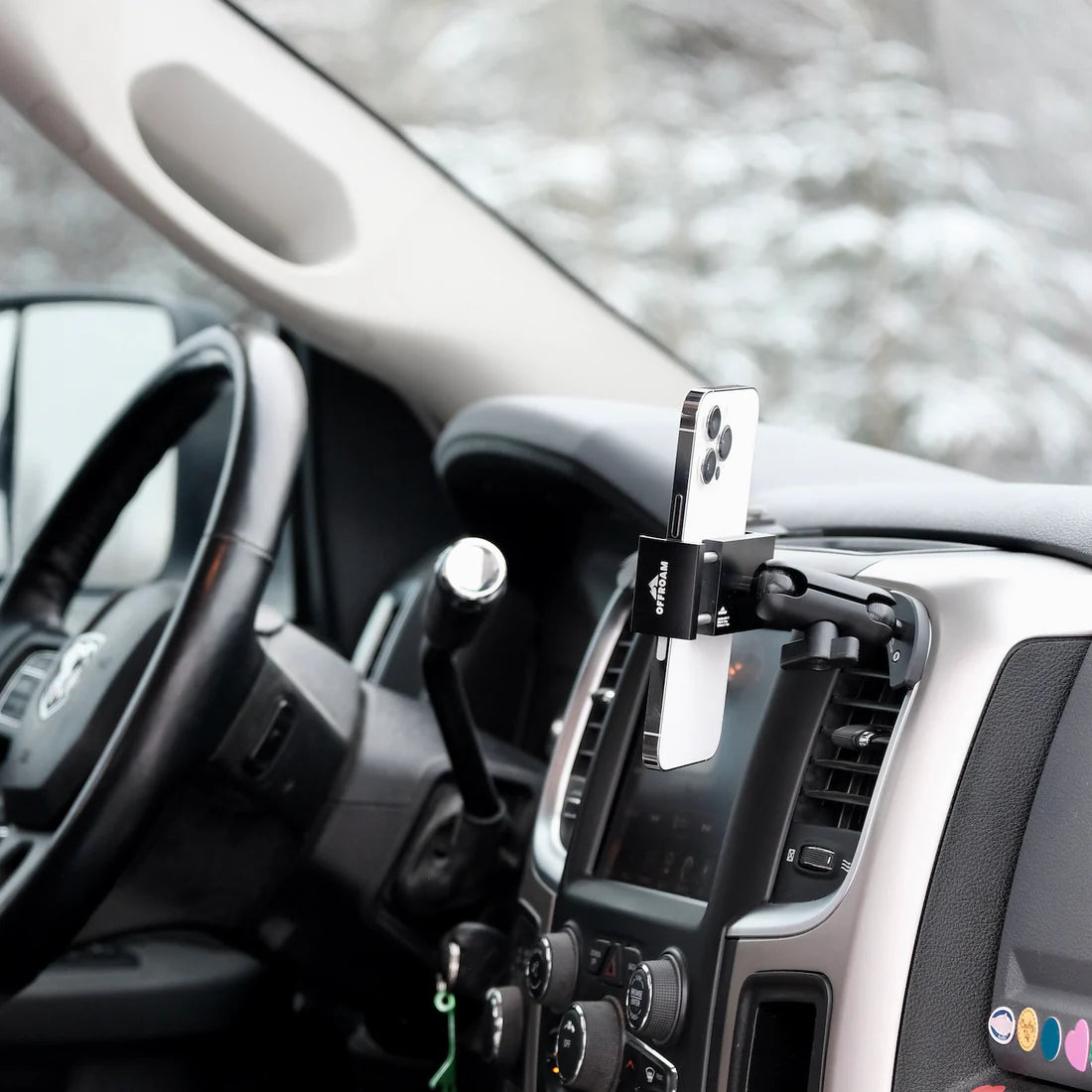 OFFROAM | Ram 1500/2500/3500 2013-2018 & Ram Classic 2019-2024 Phone Mount (EE20021)