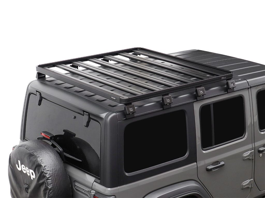 FRONT RUNNER | Jeep Wrangler JL 4 Door 2018-Current Slimline II 1/2 Roof Rack Kit (KRJW027T)