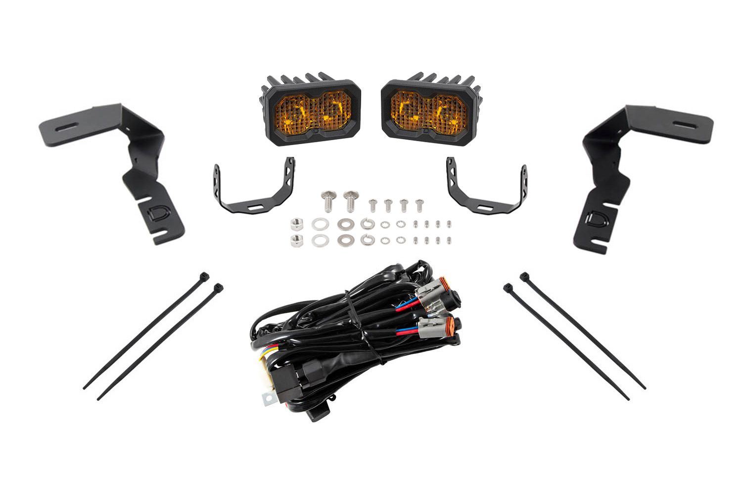 DIODE DYNAMICS | Ford Ranger 2019-2023 Stage Series Backlit Ditch Light Kit