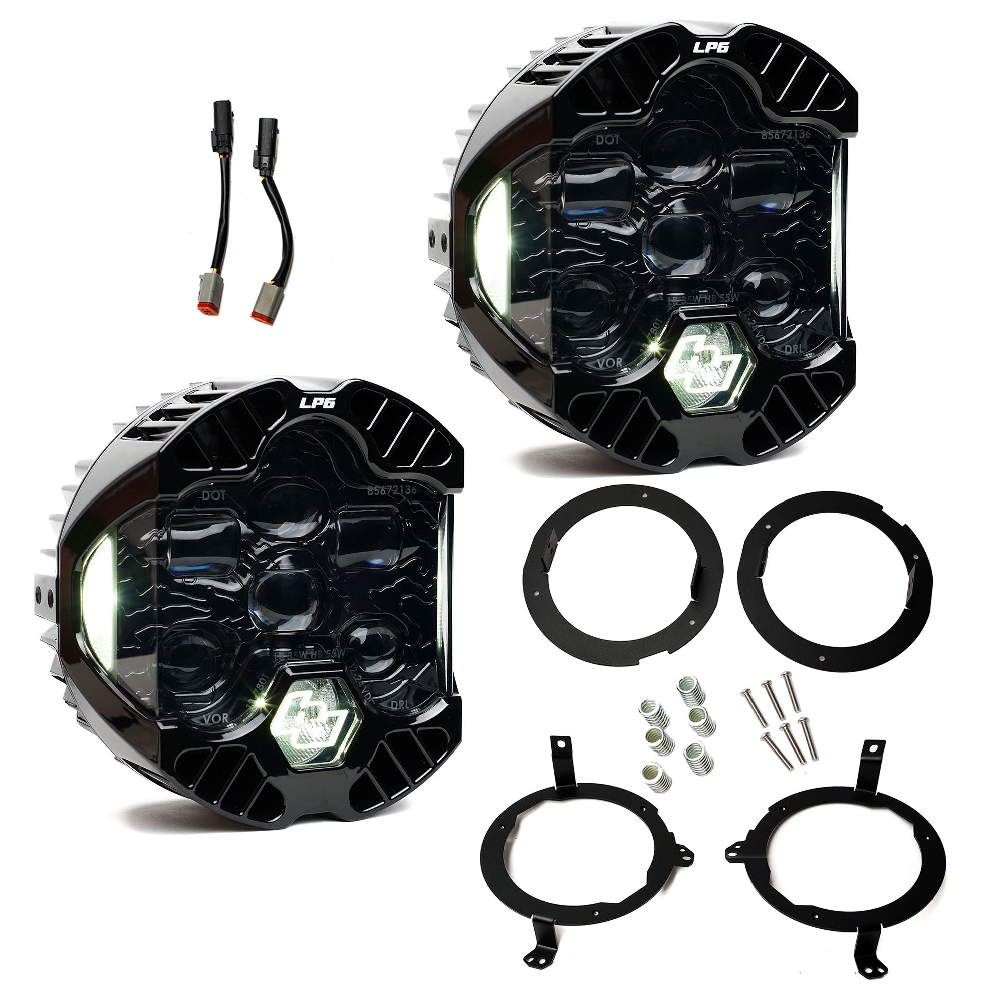 BAJA DESIGNS | DOT LP6 LED Headlight Kit - Jeep 2018-2026 Wrangler JL; 2020-2026 Gladiator JT; NOTE w/LED Headlights