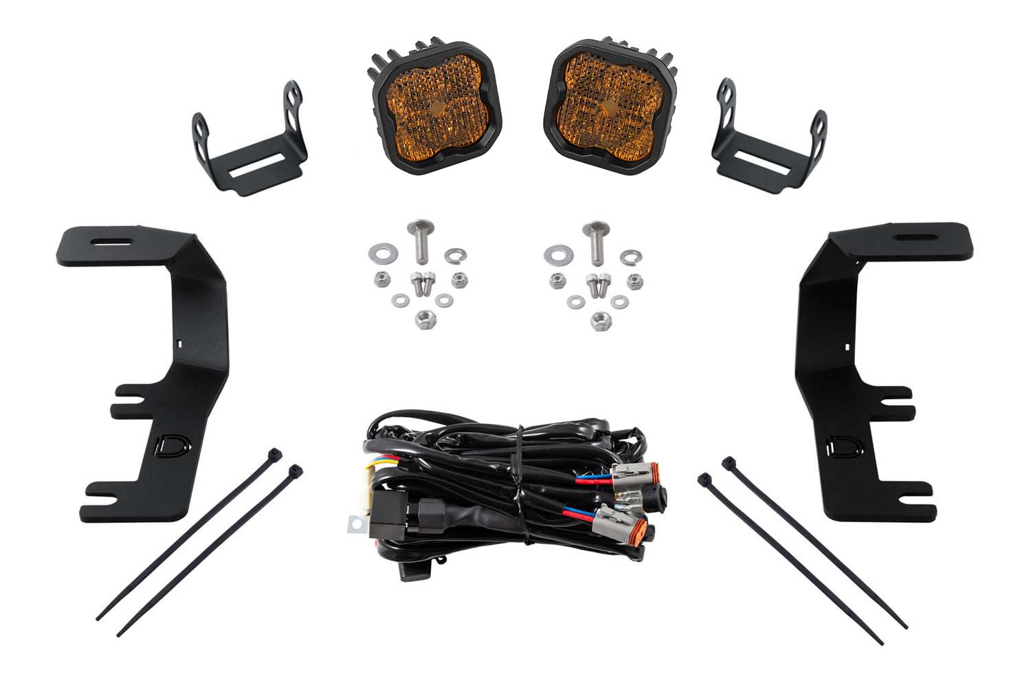 DIODE DYNAMICS | GMC Sierra 1500 2014-2019 Stage Series Backlit Ditch Light Kit