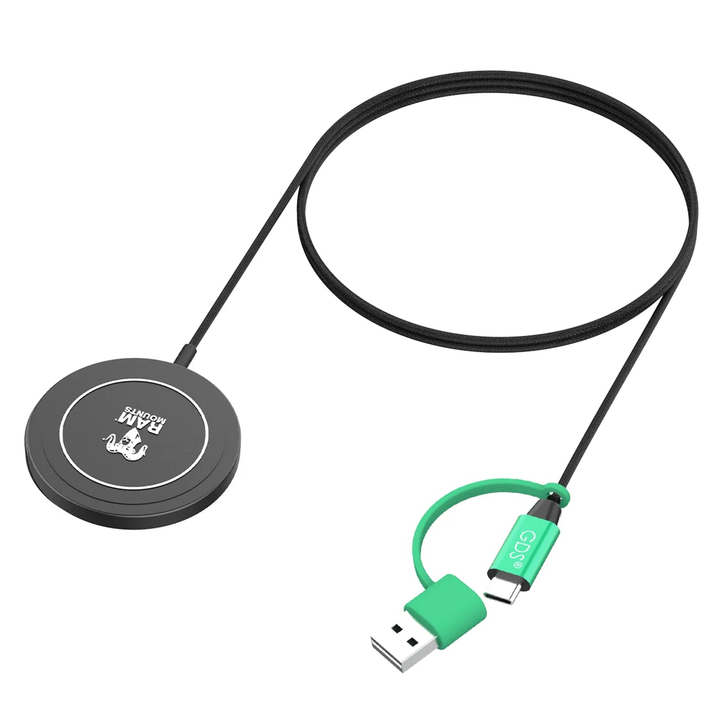 RAM MOUNTS | RAM Qi2 15W Wireless Charger (RAM-GDS-CHARGE-W2M)