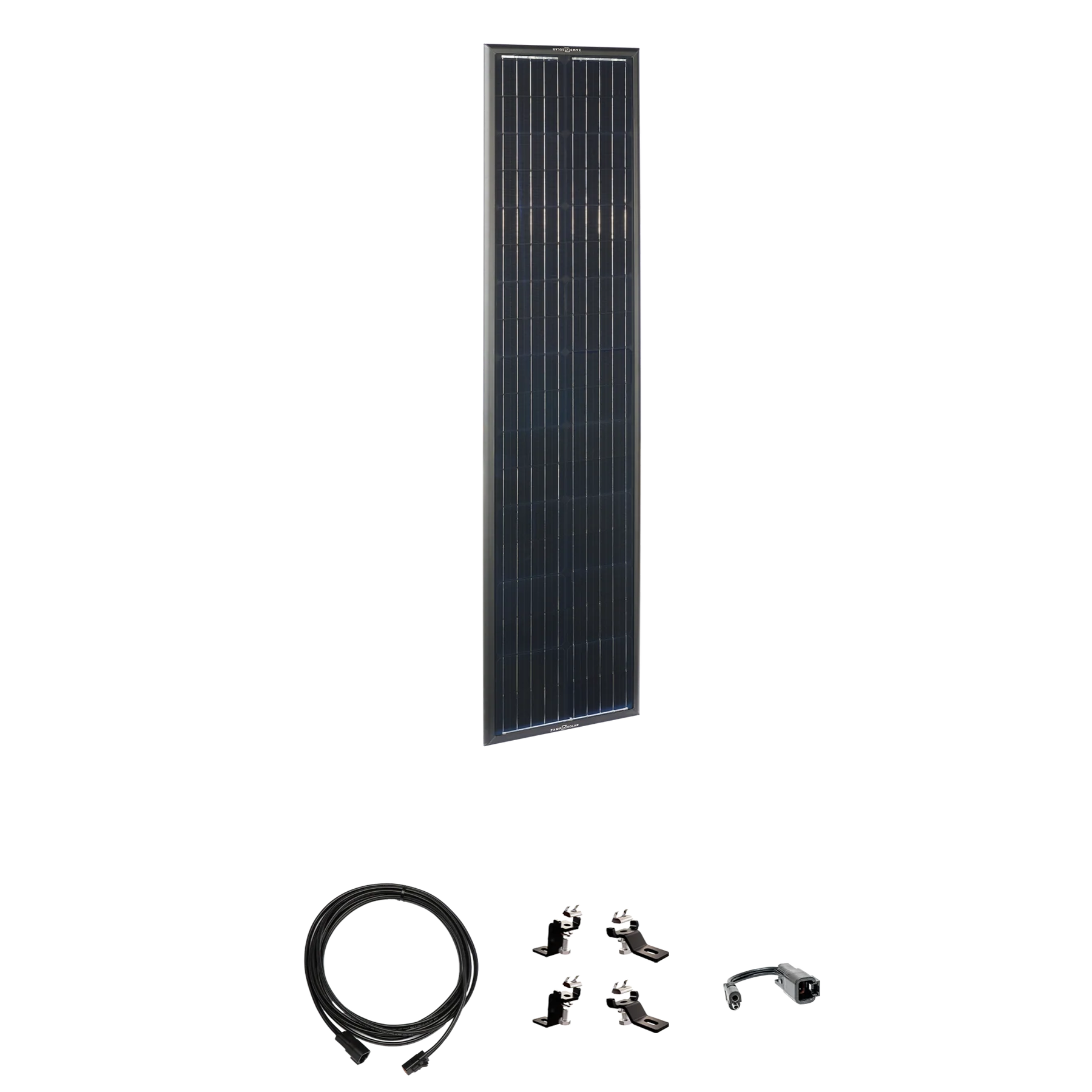 ZAMP SOLAR | Airstream Obsidian Series 90 Watt Long Solar Panel Expansion Kit (ZSK1010)