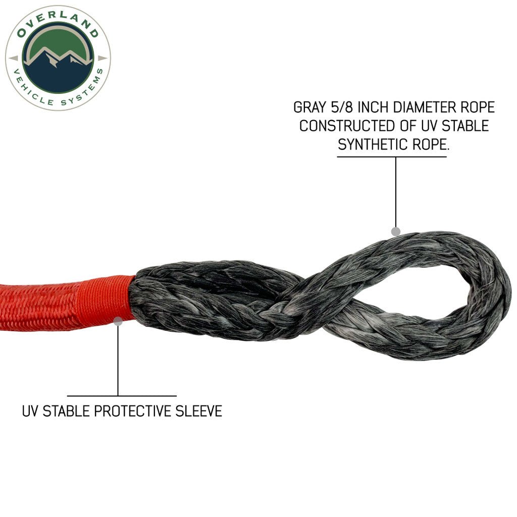 OVERLAND VEHICLE SYSTEMS | 23” 5/8” Soft Recovery Shackle With A Breaking Strength of 44,500 lbs. (19149903)