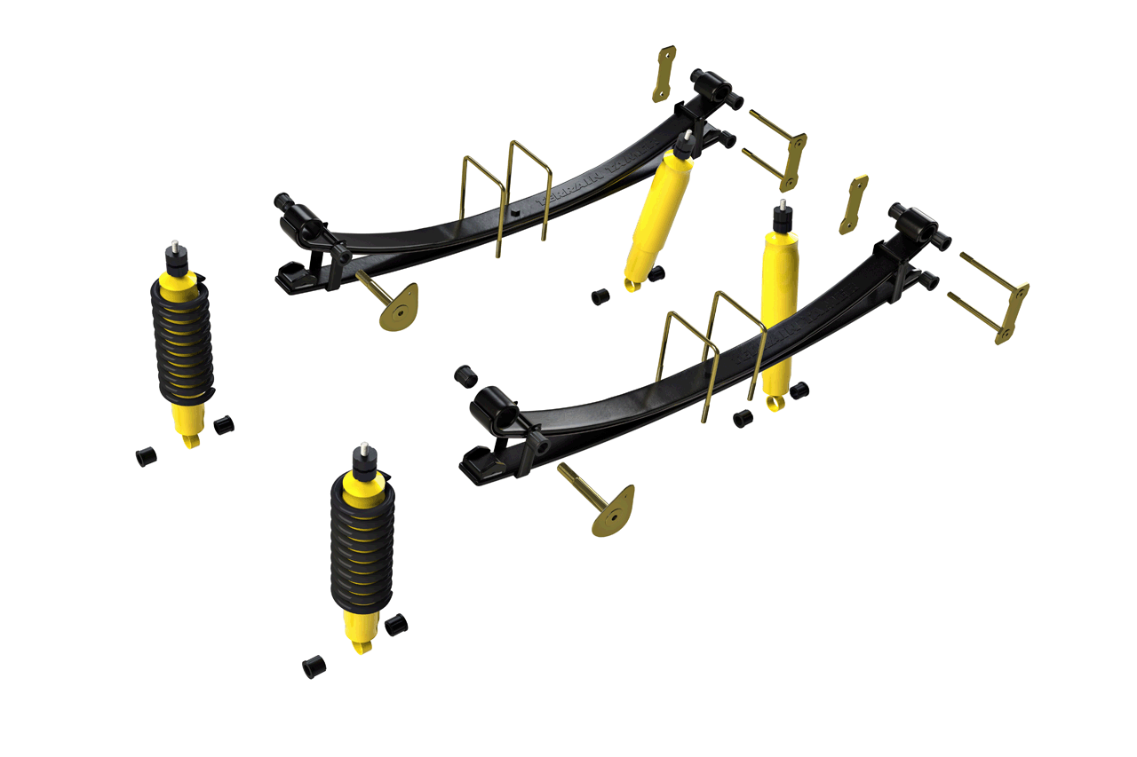 TERRAIN TAMER | Land Cruiser 76 Series HZJ76 & VDJ76 From 1/2007 Complete Suspension Kit (SK036)
