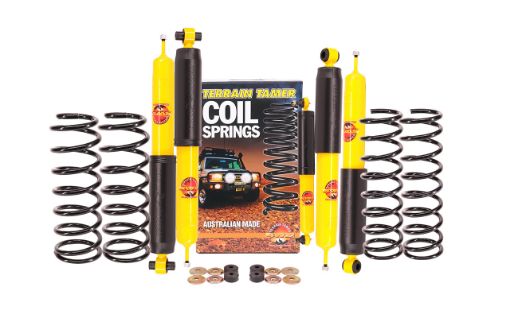 TERRAIN TAMER | Land Cruiser 70 Series LJ70/72/73/78 & KZJ70/73/78 From 1990 Square Headlights Complete Suspension Kit (SK068)