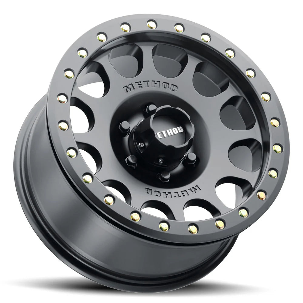 METHOD RACE WHEELS | 105 Beadlock Matte Black Single Wheel (MR10578555500B)