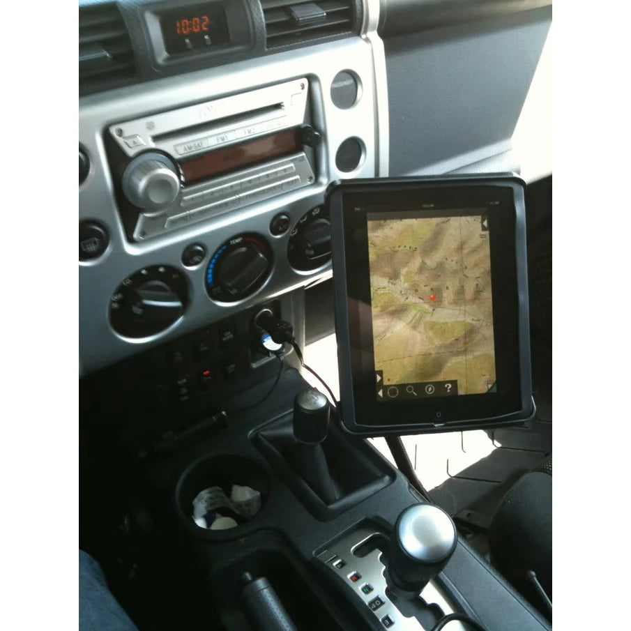 RAM MOUNTS | RAM Tab-Tite with RAM Pod I Vehicle Mount for iPad Gen 1-4 + More