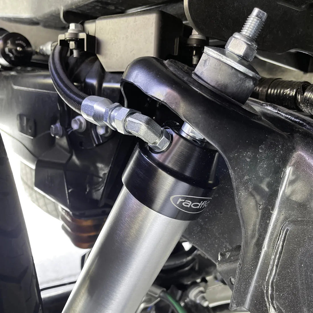 RADFLO SUSPENSION TECHNOLOGY | Tacoma 4th Gen (2024 - Present) Rear Shock With Adjuster 0-2″ Lift (6ST-021-0A)