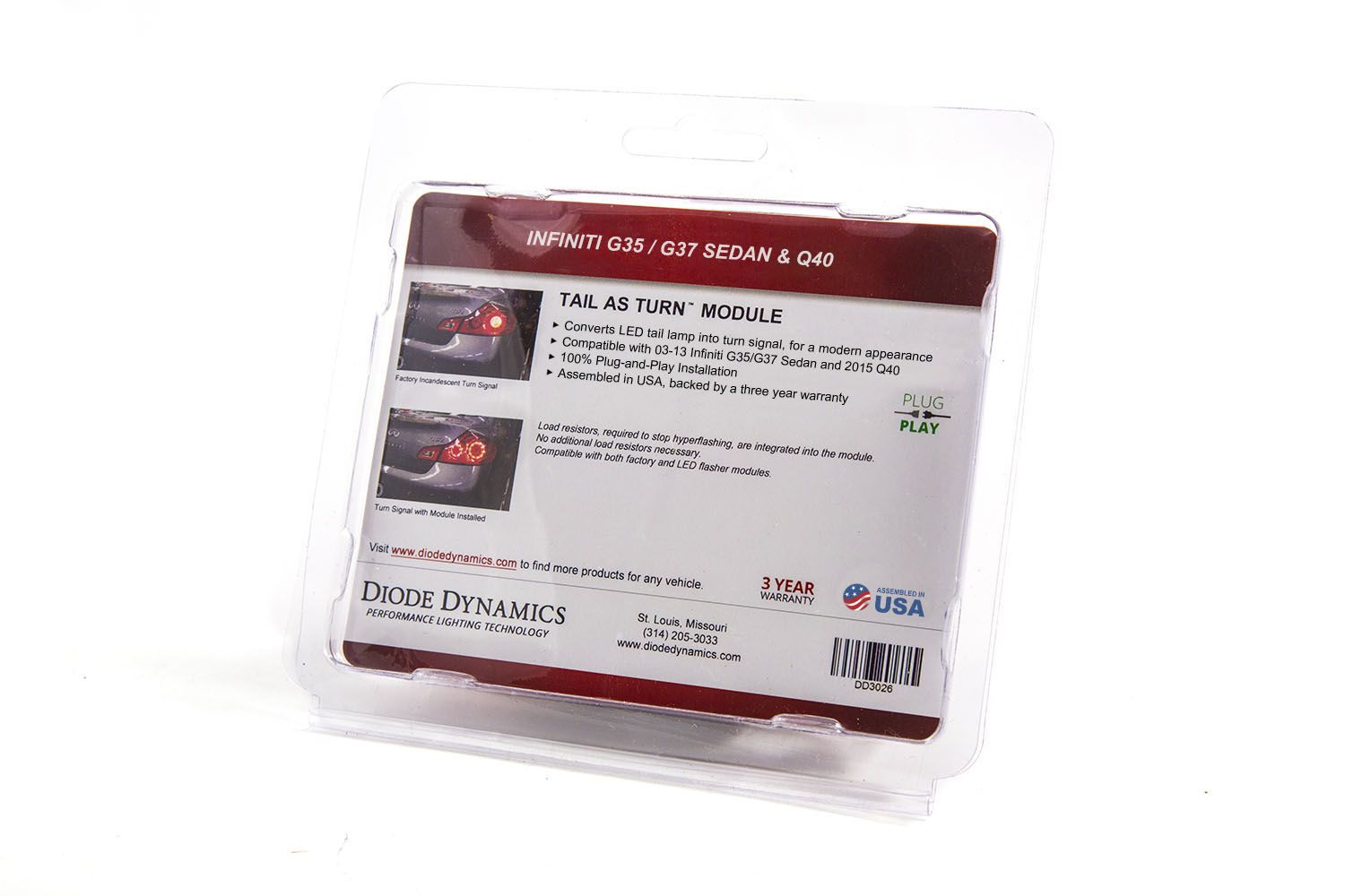 DIODE DYNAMICS | Infiniti G35 Sedan 2003-2008 Tail as Turn® Module (USDM) (Pair) (DD3027)
