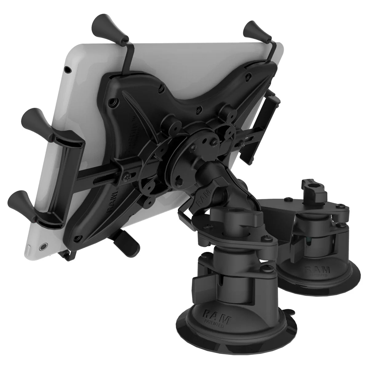 RAM MOUNTS | RAM X-Grip with Twist-Lock Pivot Suction for 9"-11" Tablets - Short