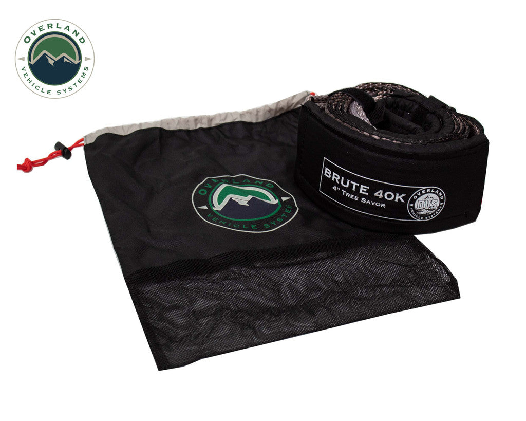 OVERLAND VEHICLE SYSTEMS | 4" X 8' Tree Savor and 2.5" Recovery Ring Combo Kit (19-4079)