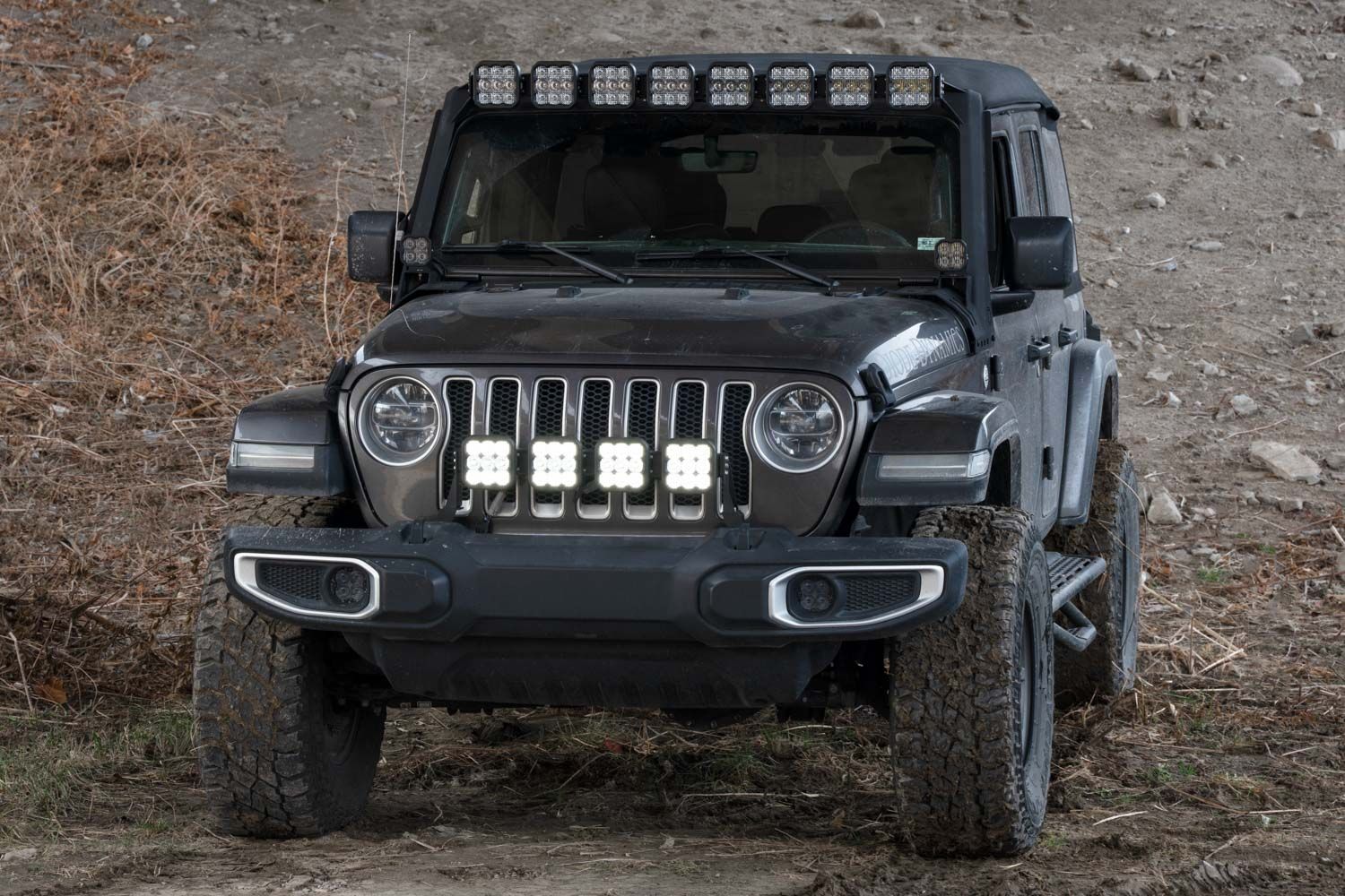 DIODE DYNAMICS | Jeep JL Wrangler 2018-2025 SS5 Grille CrossLink Lightbar Kit
