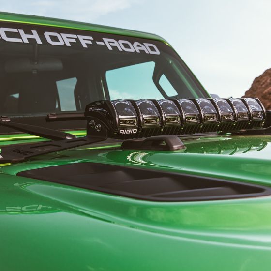 RIGID INDUSTRIES | Jeep Wrangler JL 2018 Adapt Hood Mount Fits 20" Adapt (41665)