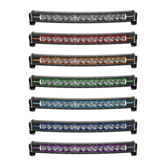 RIGID INDUSTRIES | Radiance+ Curved 30 Inch RGBW Light Bar (330053)