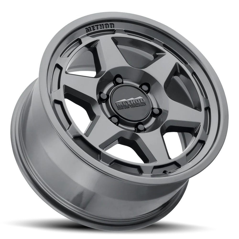METHOD RACE WHEELS | 708 HD Gloss Titanium Heavy Duty Bead Grip Single Wheel (MR70889052830H)