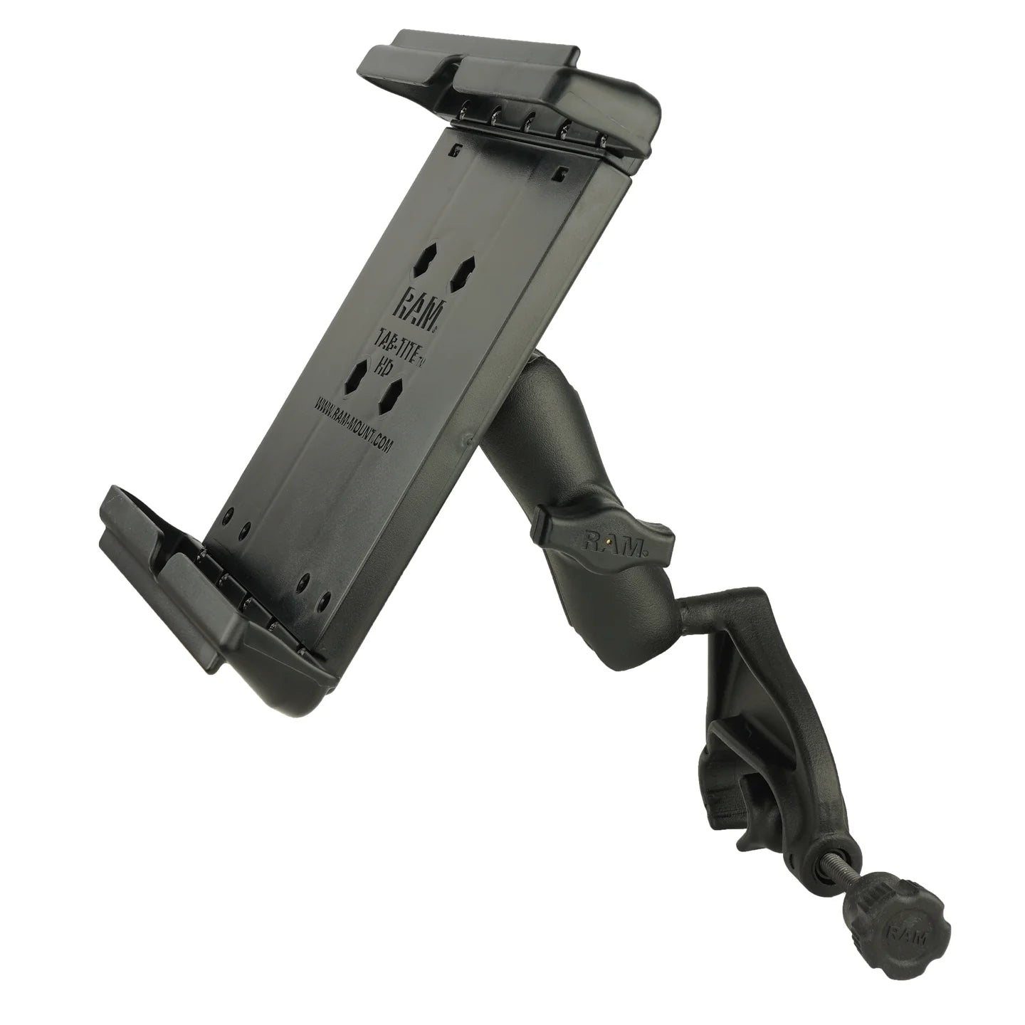 RAM MOUNTS | RAM Tab-Tite Yoke Clamp Mount for iPad mini with Heavy Duty Cases