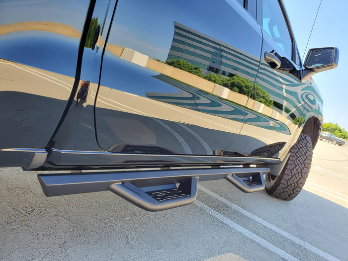 BODY ARMOR 4X4 | Chevrolet Silverado 3500 & 2500 & 1500 2020-2024 Crew Cab Ambush Side Steps (GM-4200)