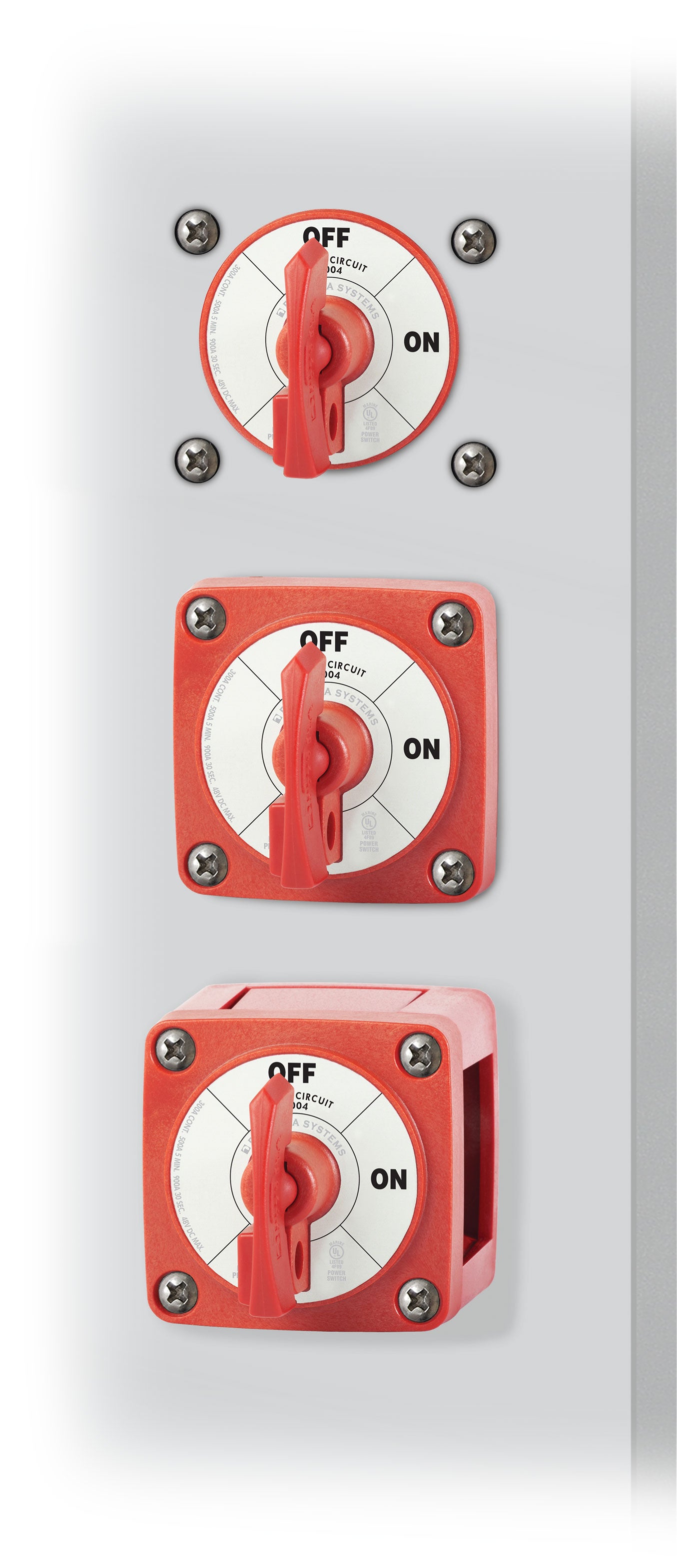 BLUE SEA SYSTEMS | Single Circuit ON-OFF with Locking Key Red (6004)