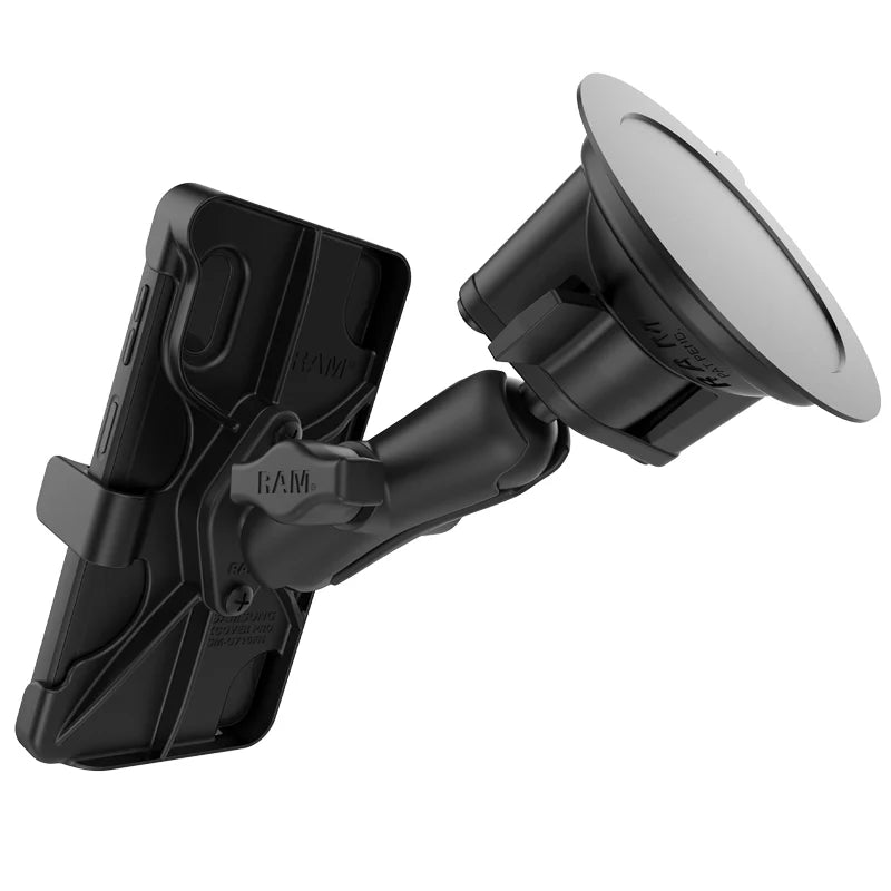 RAM MOUNTS | RAM EZ-Roll'r Suction Cup Mount for Samsung XCover Pro