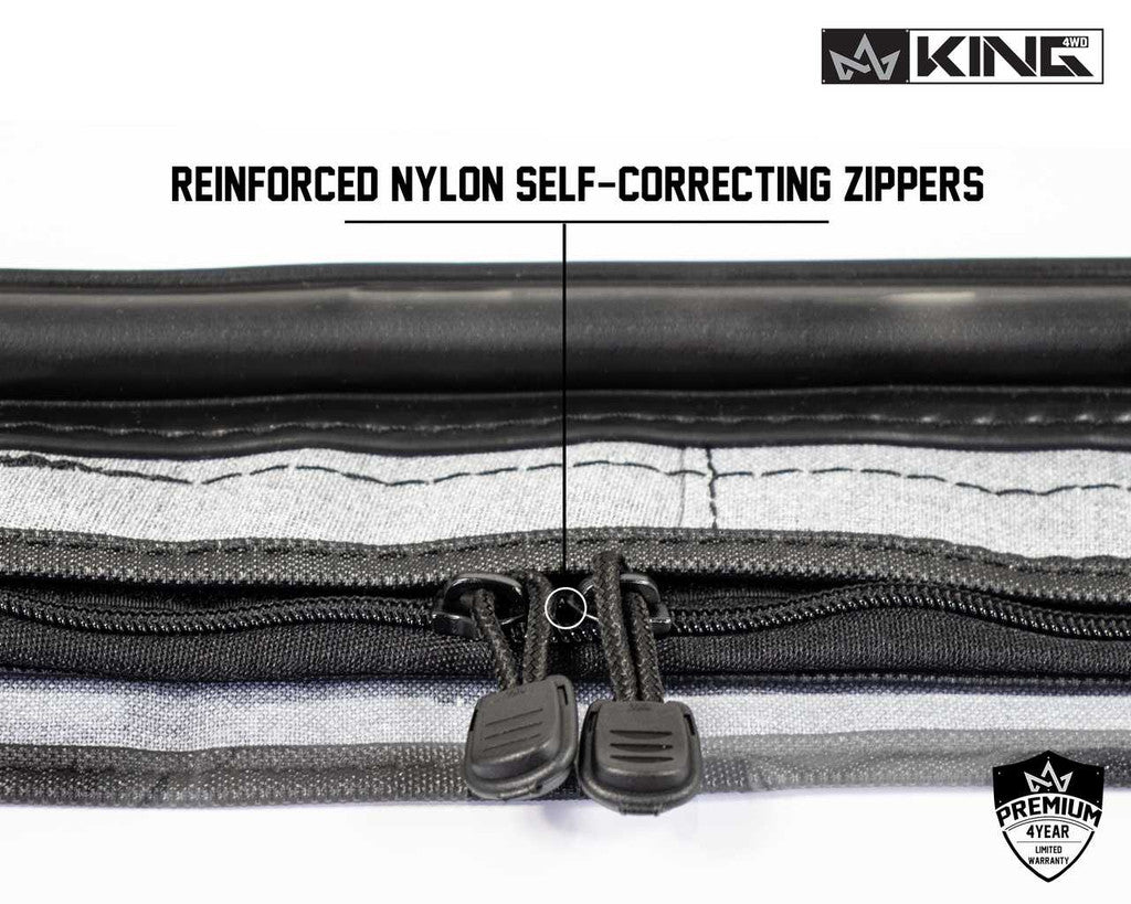 KING 4WD | Jeep Wrangler TJ 1997-2006 Premium Upper Door Skins Black Diamond Passenger & Driver Side (14019935)