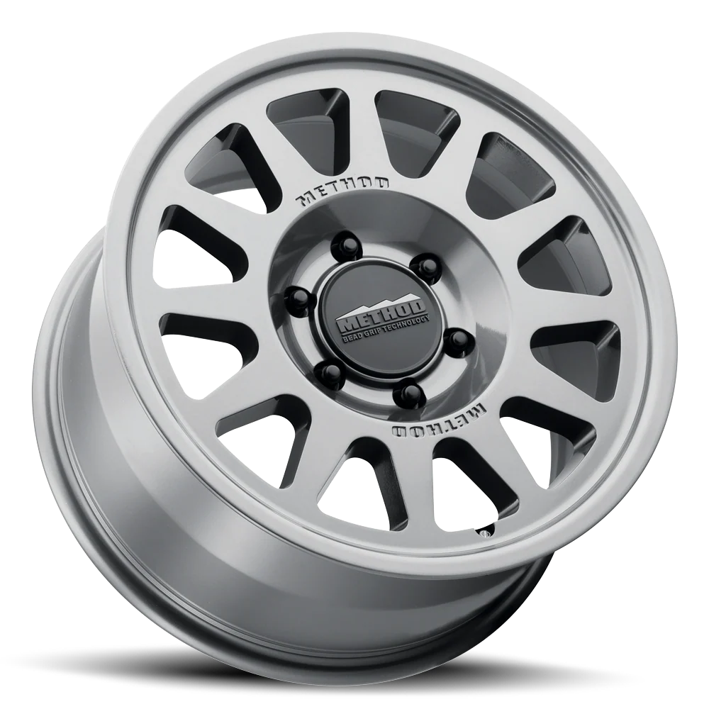 METHOD RACE WHEELS | 703 HD Gloss Titanium Heavy Duty Bead Grip Single Wheel (MR70389093840H)