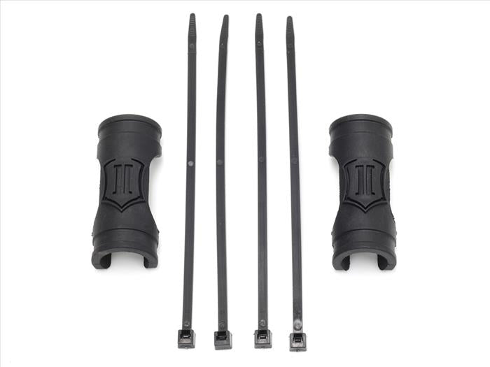ICON VEHICLE DYNAMICS | Universal -4 To -10 Shock Reservoir Hose Shield Kit (252012)