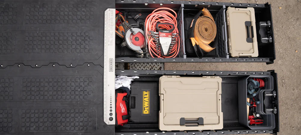 DECKED | Drawer System + Premium Accessory Pack for Ford Service Body (All Models) 1997-2026