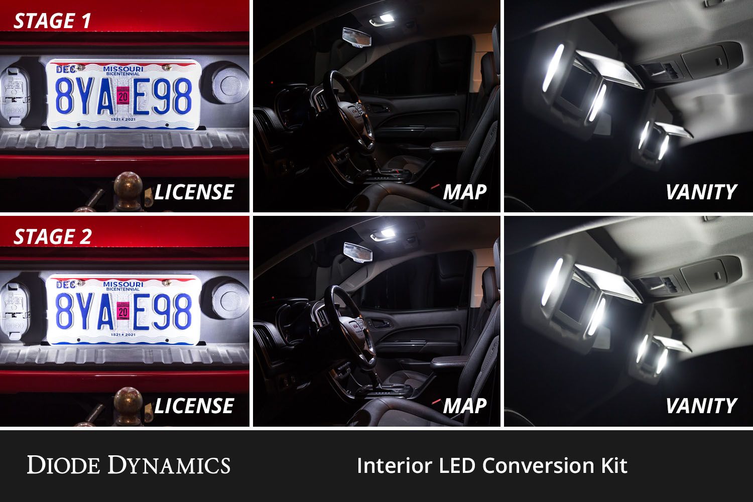 DIODE DYNAMICS | Ford Raptor 2017-2020 Interior LED Conversion Kit