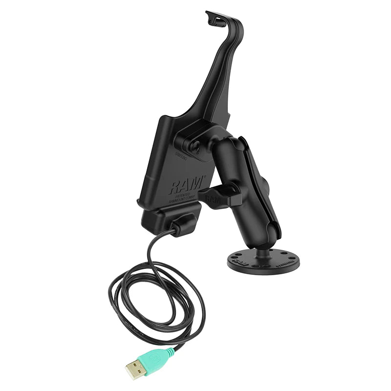 RAM MOUNTS | RAM EZ-Roll'r Powered Drill-Down Mount for Samsung XCover Pro