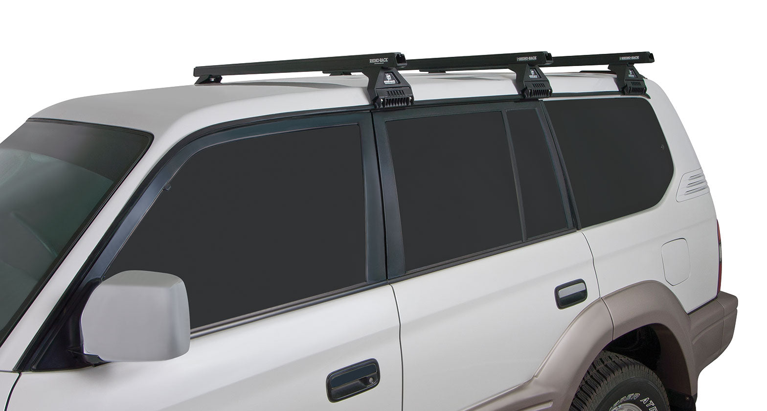 RHINO RACK | Heavy Duty RL110 Black 3 Bar Roof Rack (JA0675)