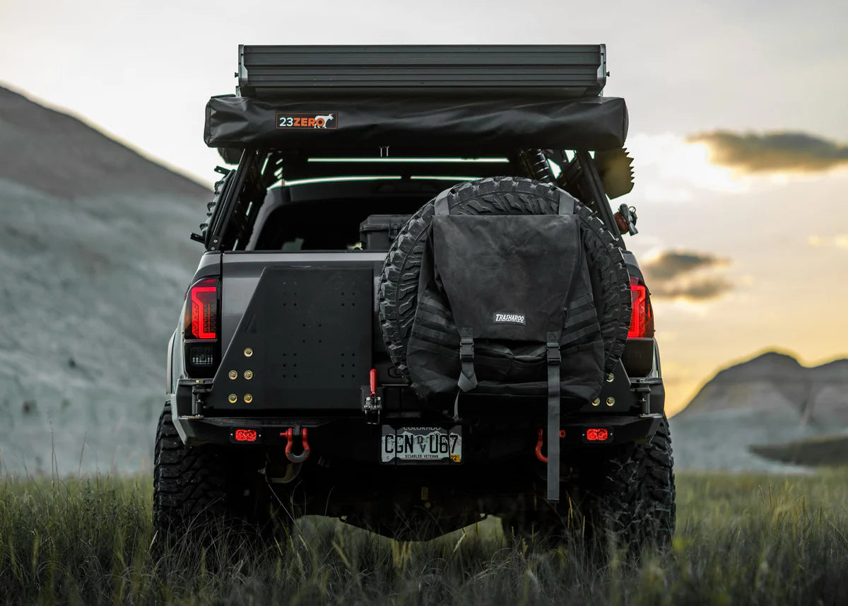 BACKWOODS ADVENTURE MODS | Tacoma 3rd Gen 2016-2023 Hi-Lite High Clearance Dual Swing Out Rear Bumper (BWTY3T-203ZZVVB)