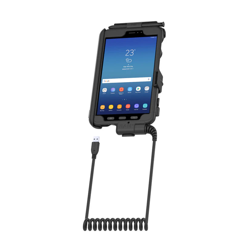 RAM MOUNTS | RAM Tough-Case Holder with Fan for Samsung Tab Active5 & 3 + More