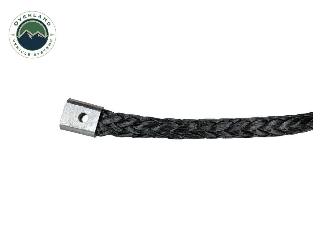 OVERLAND VEHICLE SYSTEMS | Brute Recovery Winch Line With Synthetic Soft Shackle 3/8"x 99' (19009918)