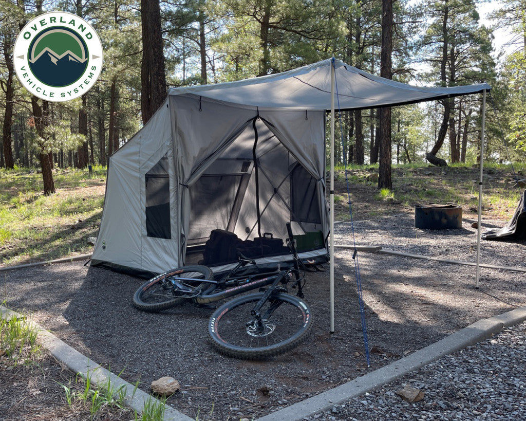 OVERLAND VEHICLE SYSTEMS | Portable Safari Tent Quick Deploying Gray Ground Tent (18252520)