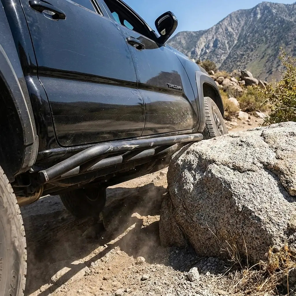 CALI RAISED | Tacoma 3rd & 2nd Gen (2005-2023) Step Edition Rock Slider
