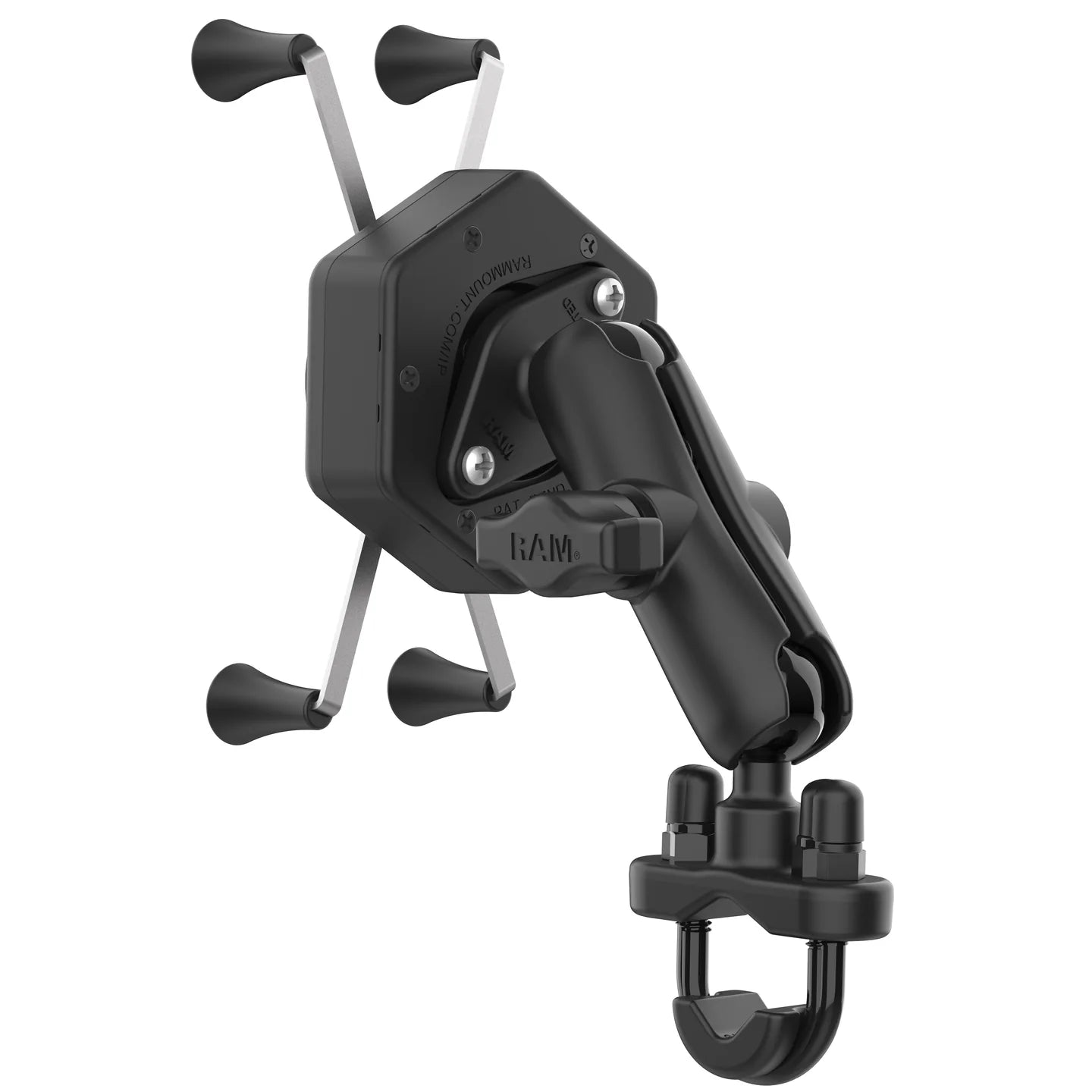 RAM MOUNTS | RAM X-Grip Large Phone Mount with Vibe-Safe & U-Bolt Base - Medium