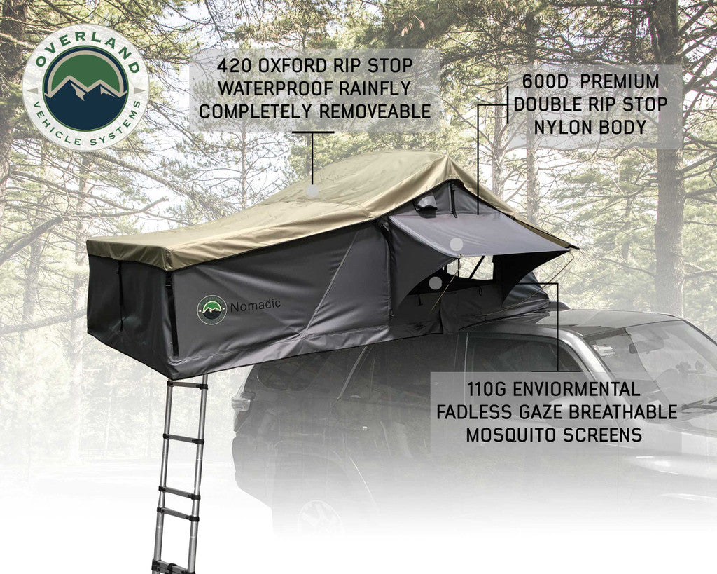 OVERLAND VEHICLE SYSTEMS | Nomadic 2 Extended Roof Top Tent in Dark Gray (18029936)
