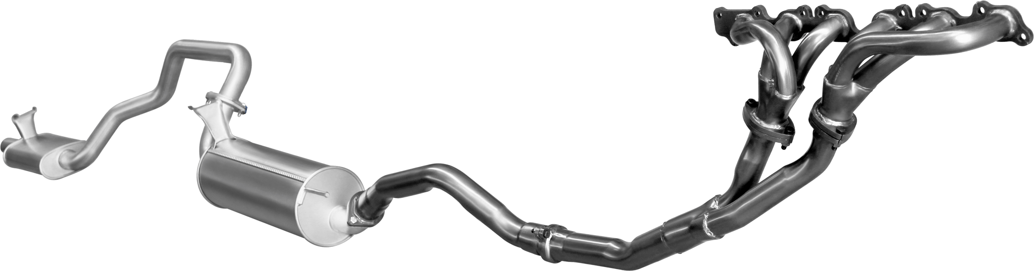 MANTA EXHAUSTS | FZJ105 4.5L Headers-Back, Stainless Steel (SSMKTY0115)