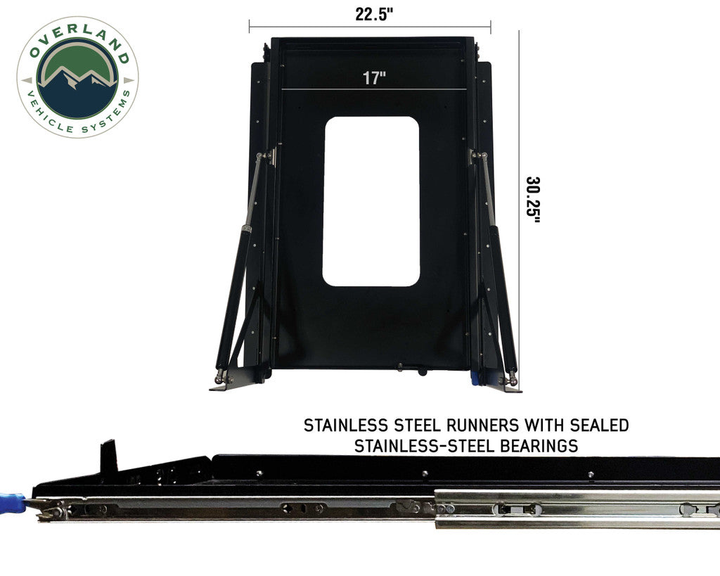 OVERLAND VEHICLE SYSTEMS | Refrigerator Tray With Slide and Tilt Size Small (25049801)